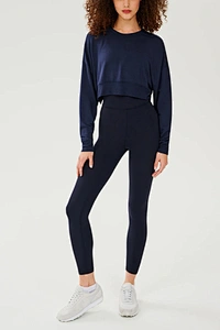 navy blue sweatshirt